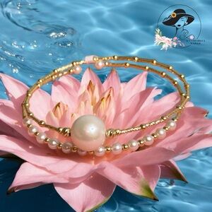18k Freshwater Pearl Bracelet